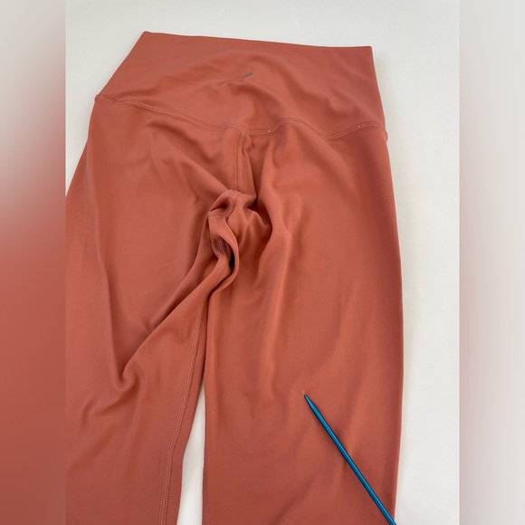 Lululemon peach pink Align pants Crop leggings 21" *Cool Rustic Coral unlined 6 - Picture 9 of 10